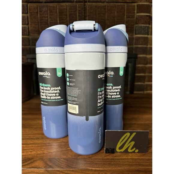 Owala Limited Edition Color Drop Riptide 24oz Freesip Water Bottle - Picture 6 of 8